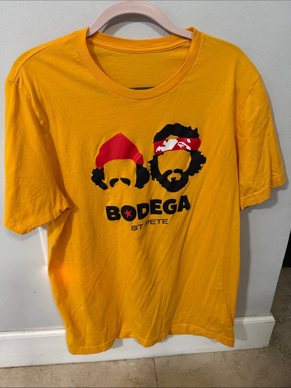 Men's Yellow Graphic Tee